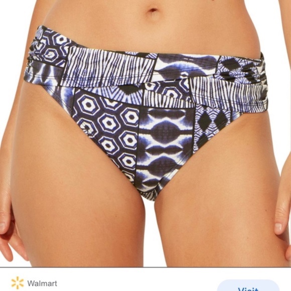 Blue Patterned Bikini Set-underwire - Picture 5 of 14